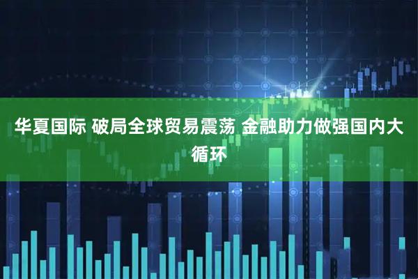 华夏国际 破局全球贸易震荡 金融助力做强国内大循环